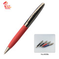 Luxury Gift Promotion Soft Touch Ball Point Pen Heavy Advertising Personalized Metal Pens With Custom Logo